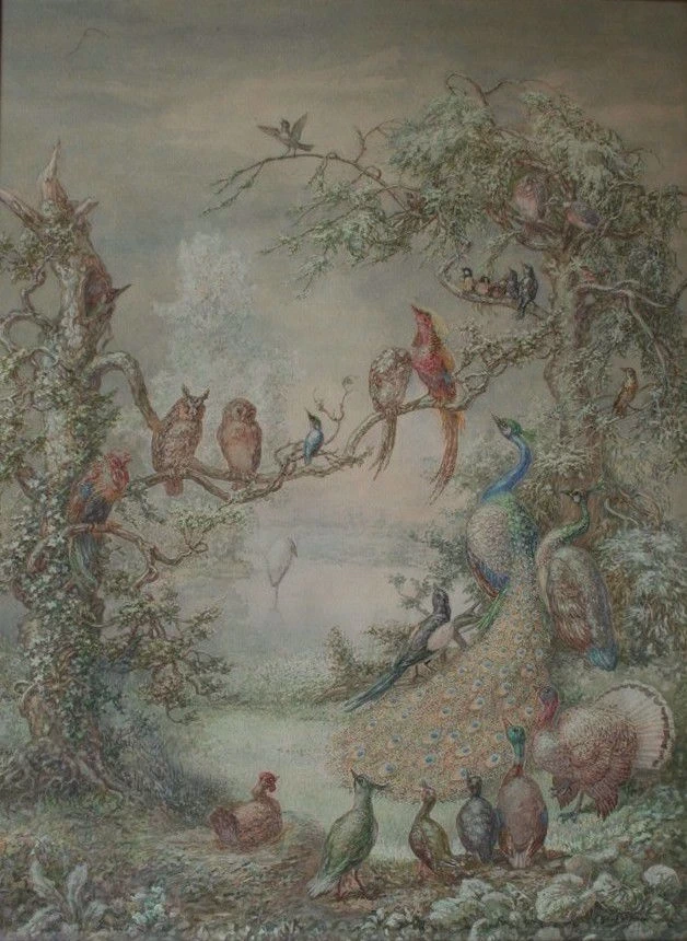 Uccelli nel paesaggio